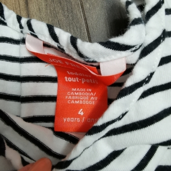 Joe Fresh long sleeves black and white stripe dress - Picture 4 of 7